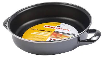 Productafbeelding van Megafesa Glass - Cakevorm, diameter 24 cm, kleur: zwart glas