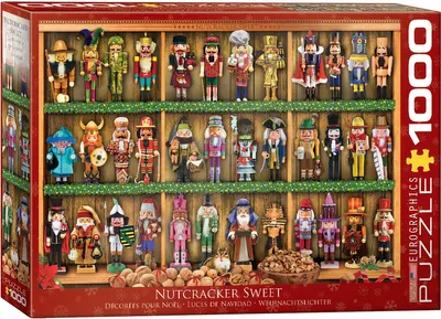 Produktbild von Weihnachtliche Nussknacker - 1000 Teile Puzzle im Format 68x48 cm