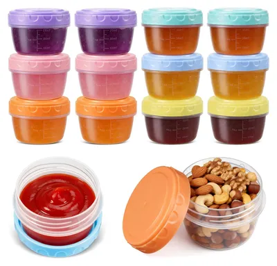 Produktbild von Lebensmittelbehälter - 79 ml - PP-Kunststoff - Nicht wasserdicht - Stapelbar - 12 Stück
