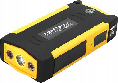 Zdjęcie produktu dla Kraft&Dele KD5494 4-w-1 power bank + rozrusznik 16800 mAh - 600 A, lampka LED, kompas i etui