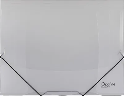 Image de Gummizugmappe, A4, transparent Q-CONNECT KF02315