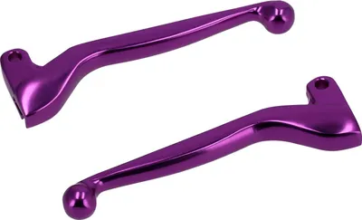 Obrázek produktu pro Sada: Rucní páka - Pevná hliníková, brzdová a spojková páka - fialová - pro Simson S50, S51, S53, SR50, KR51/2 Schwalbe