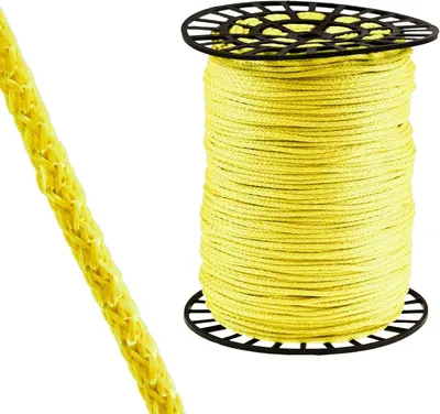 350m Polyester-Seil Ø 4mm auf Rolle gelb