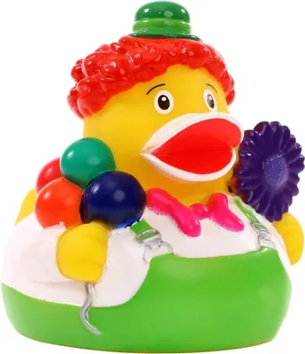Produktbild von Clown – Quietscheente - Badeente - ca. 8 cm gross