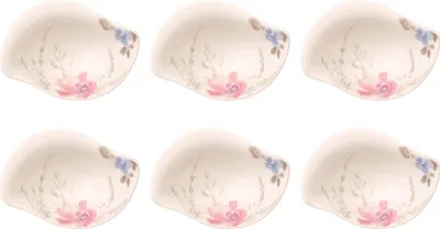 Produktbild von Villeroy & Boch Mariefleur Gris Basic 6er Set Dipschälchen 12x8cm