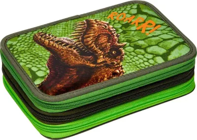 Produktbild von T-Rex World - 3-Fach Federmäppchen