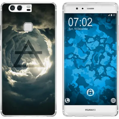 Produktbild von PhoneNatic Case kompatibel mit Huawei P9 Silikon-Hülle Element Luft M1
