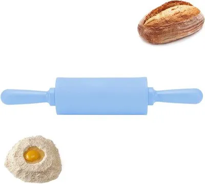 Image de Rouleau à pâtisserie en silicone rose pour la pâtisserie et le fondant