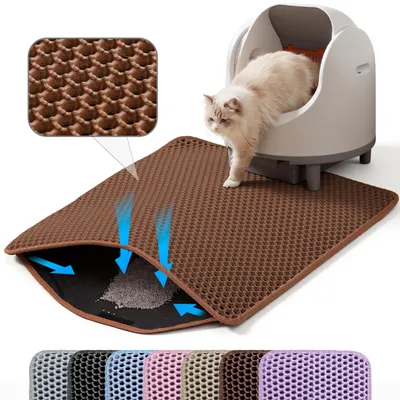 Produktbild von Extra große Katzenstreumatte 105 x 61 cm Wasserdicht und Rutschfest