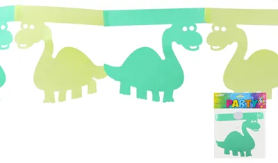 Zdjęcie produktu dla Girlanda Zielona 3 M - Dinozaur