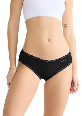 Productafbeelding van Sloggi 3 hipster Go Crush, zwarte damesonderbroek