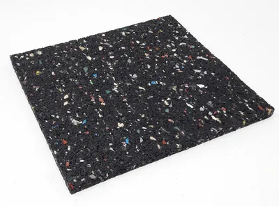 Produktbild von Theilo Stelzlager Pads Gummigranulatunterlage 8 x 155 x 155 mm
