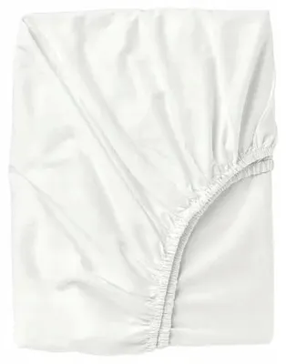 Produktbild von IKEA ULLVIDE Spannbettlaken Weiß 160x200 cm