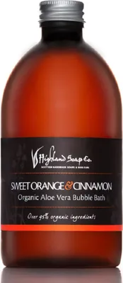 Produktbild von The Highland Soap Company Schaumbad Sweet Orange & Cinnamon 500ml