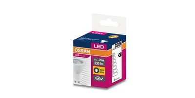 A product box for an OSRAM LED bulb.