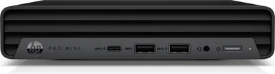 Produktbild von HP Pro 400 G9 Mini PC Intel® Core™ i3 i3-12100T 8 GB DDR4-SDRAM 256 GB SSD Windows 11 Pro Mini-PC Schwarz