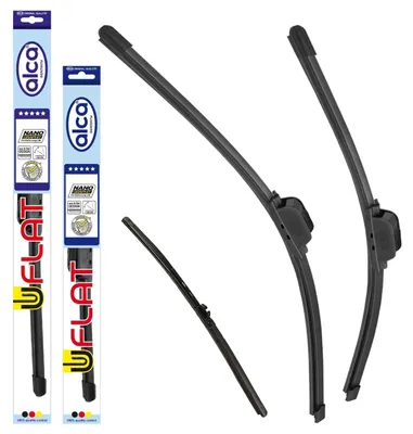 Produktbild von alca® Scheibenwischer mit Heckwischer ideal für VW MULTIVAN T5 (09.2009 - 05.2013) U-FLAT Flachbalkenwischer