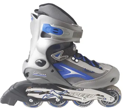 Produktbild von Inline Skate SOFT MAX Grösse 41 Aluschiene Abec 5 Kugelllager Softboot Stark Reduziert