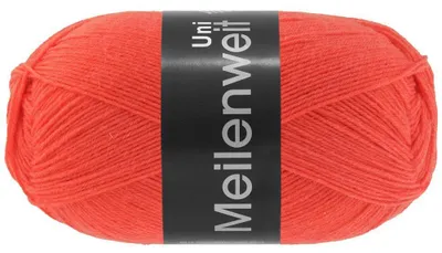 Produktbild von Lana Grossa - Meilenweit 100g 1396 kürbisrot