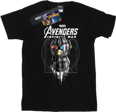 Produktbild von Marvel - "Avengers Infinity War" T-Shirt für Herren BI49315 (XXL) (Schwarz)
