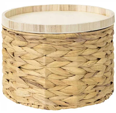 Produktbild von Koszoplotka Korb mit Tablett Wasserhyazinthe natur 30 cm
