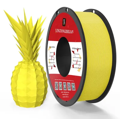 PETG+ Filament 1,75 mm, 1 kg, gelb, +/- 0,02 mm