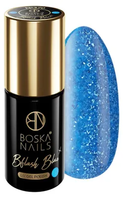 Zdjęcie produktu dla Lakier hybrydowy Bflash Blue no 370 Boska Nails 6 ml