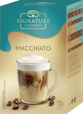 Krüger Signature Blend Typ Latte Macchiato Getränkepulver 8x18g 144g