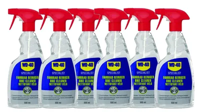 Produktbild von WD-40 Fahrrad Reiniger Specialist Sprühflasche 6 x 500 ml Komplett Öl Schmutz