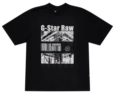 Obrázok produktu pre G-Star – Detské tričko „Raw“, nadmerná veľkosť GT24191 (176) (tmavočierna)