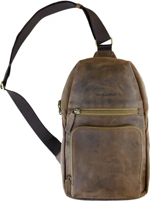 Produktbild von Greenburry Vintage Tec Umhängetasche Leder 22 cm