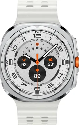 Image de Samsung Galaxy Watch Ultra 3.81 cm (1.5") AMOLED 47 mm Digital 480 x 480 pixels Touchscreen 4G White Wi-Fi GPS (satellite)