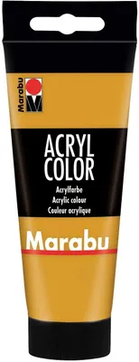Produktbild von Marabu Acrylfarbe Acryl Color 100 ml ocker 283