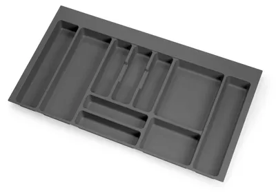 Immagine prodotto di Portaposate Optima Vertex/Concept 500mm M 900 Plastica Grigio Antracite Tecnoplastica Emuca
