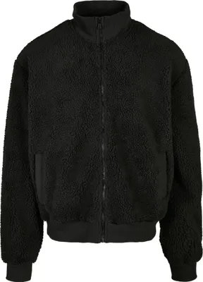 Produktbild von Urban Classics - Boxy Sherpa Jacke schwarz - XL