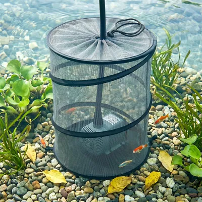 Produktbild von Omgoods – Faltbarer Fischfilterbeutel mit Edelstahlgitter