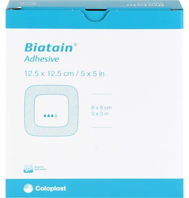 Zdjęcie produktu dla Biatain opatrunek piankowy samoprzylepny 12,5x12,5cm, 10 szt VER