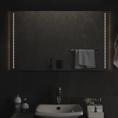 Image de The Living Store Miroir de salle de bain LED 100x60 cm