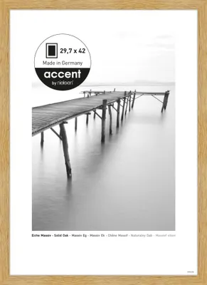 Obrázek produktu pro Rám z masivního dřeva Nielsen Accent Scandic 29,7x42 cm dubový rám na certifikáty DIN A3