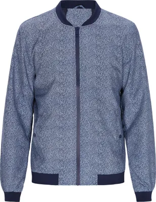 Produktbild von Herren Jacke aus 100% Polyester blau Größe L mit Reißverschluss und Stehkragen