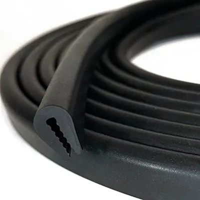 Produktbild von Dichtungsprofil EPDM U-Kanalrand - Schwarz, für Kanten bis 1,6 mm