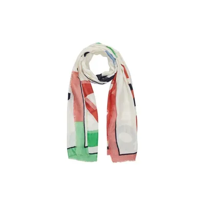 Produktbild von s.Oliver Tuch Scarf Cream-White Placed P mehrfarbig