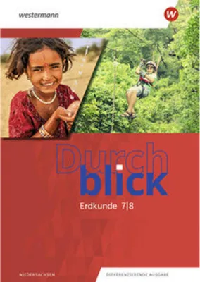 Obrázek produktu pro Durchblick Erdkunde 7 / 8. Schulbuch. Für Niedersachsen