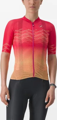 Produktbild von CASTELLI Kurzarm Fahrradtrikot - CLIMBER'S 2.0 W - Rot S
