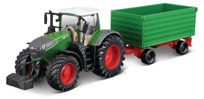 Obrázok produktu pre Bburago Traktor Fendt 1050 Vario z przyczepą zielony 18-31692
