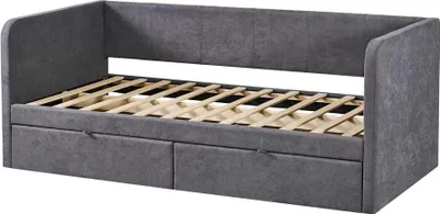 Produktbild von Kabinenbett Parma - 90x200cm - mit 2 Schubladen - grau