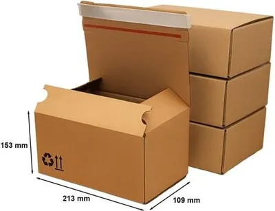 Obrázek produktu pro Kartonová krabice s výsekem pro balení - balení 213 x 153 x 109 mm - 100 kusů
