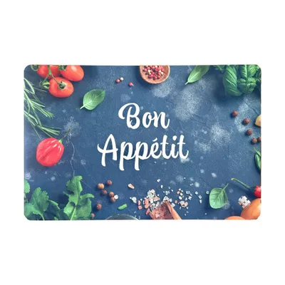Produktbild von 4 Platzsets Tischsets je 43,5 x 28 cm, Farbe:Bon Appetit