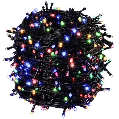 Produktbild von MONZANA® Lichterkette 600 LED 60m Innen Außen IP44 Stromsparend Stecker Leuchtkette Weihnachten Weihnachtsbeleuchtung Weihnachtsdeko Girlande Bunt