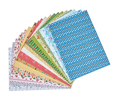 Image de folia Bloc de carton à motif "Noël III" 240 x 340 mm 270 g/qm 20 feuilles